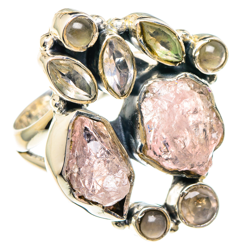 Rose Quartz Rings handcrafted by Ana Silver Co - RING94028
