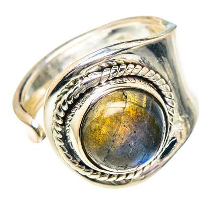 Labradorite Rings handcrafted by Ana Silver Co - RING94041