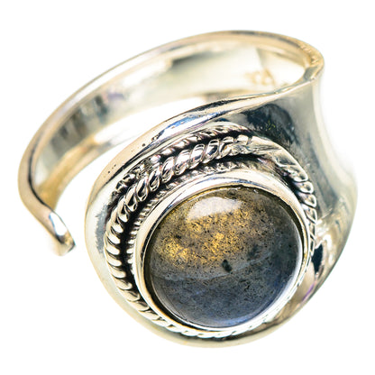Labradorite Rings handcrafted by Ana Silver Co - RING94060
