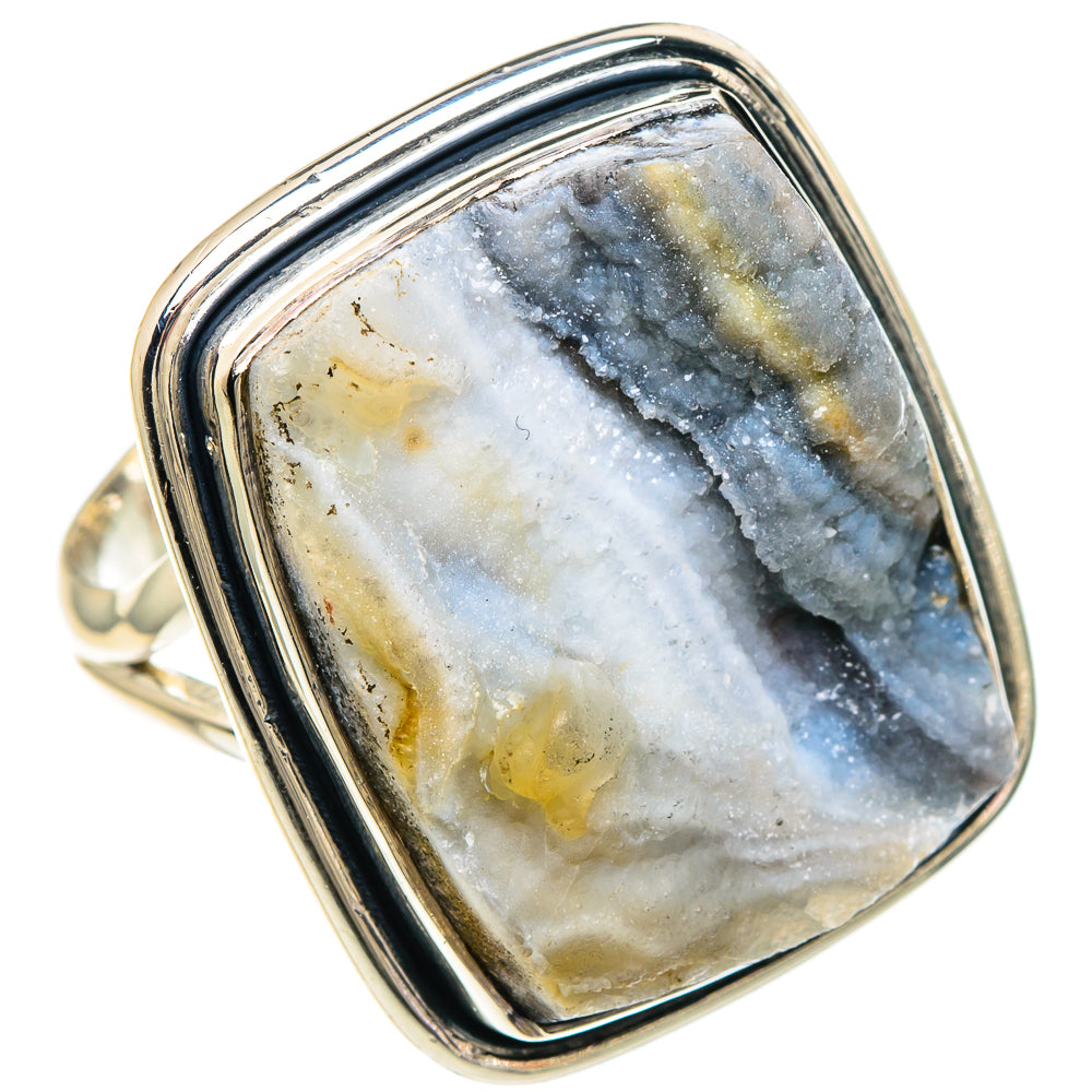 Desert Druzy Rings handcrafted by Ana Silver Co - RING94103 - Photo 2