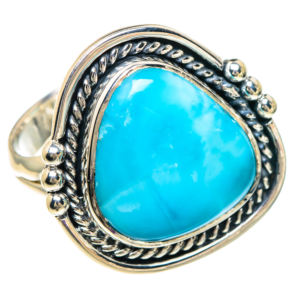 Larimar Rings handcrafted by Ana Silver Co - RING94116