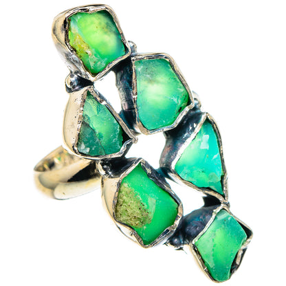 Chrysoprase Rings handcrafted by Ana Silver Co - RING94117