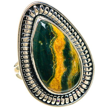 Ocean Jasper Rings handcrafted by Ana Silver Co - RING94121
