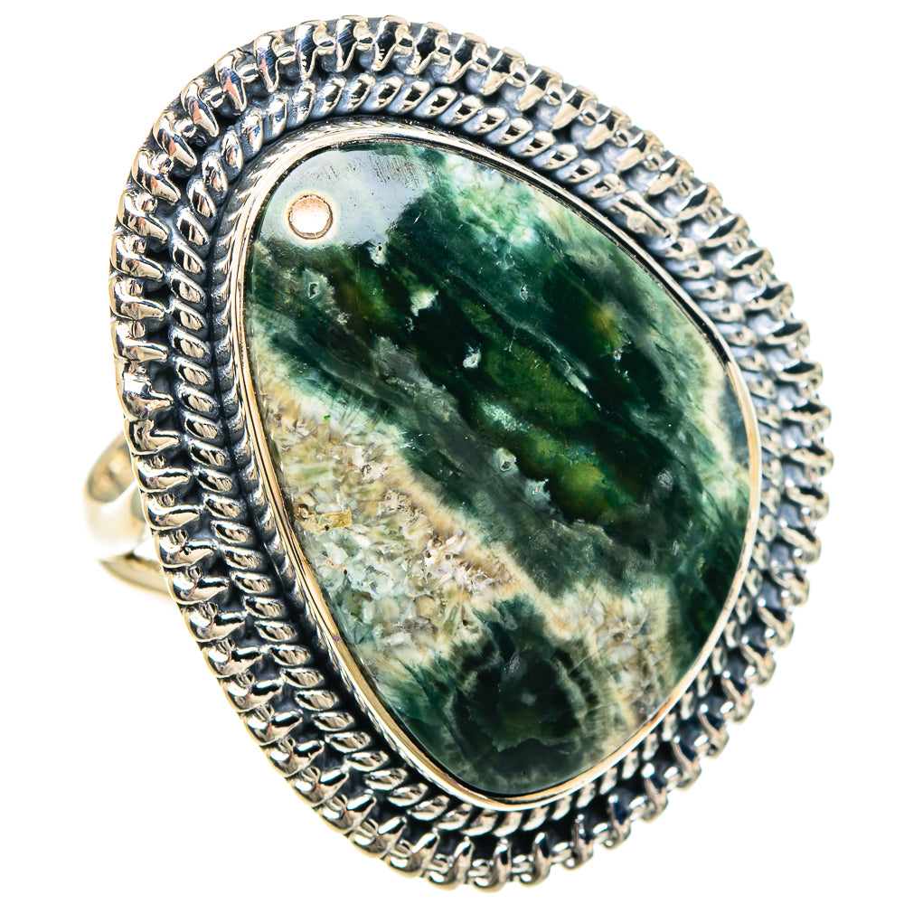 Ocean Jasper Rings handcrafted by Ana Silver Co - RING94123 - Photo 2