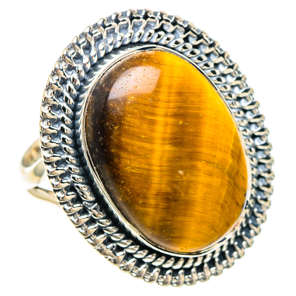 Tiger Eye Rings handcrafted by Ana Silver Co - RING94129