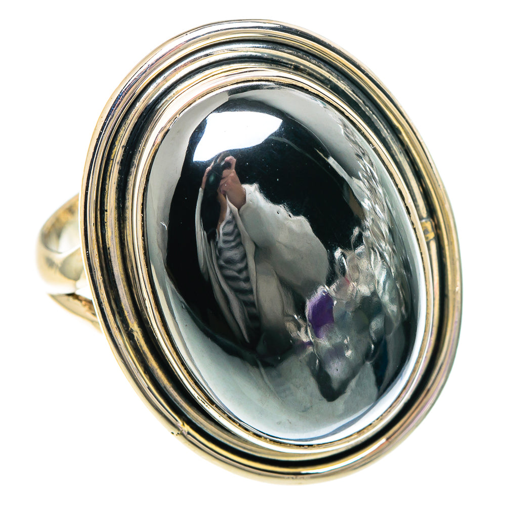 Hematite Rings handcrafted by Ana Silver Co - RING94150