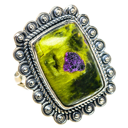 Atlantisite Rings handcrafted by Ana Silver Co - RING94152 - Photo 2