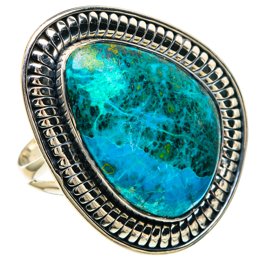 Chrysocolla Rings handcrafted by Ana Silver Co - RING94154