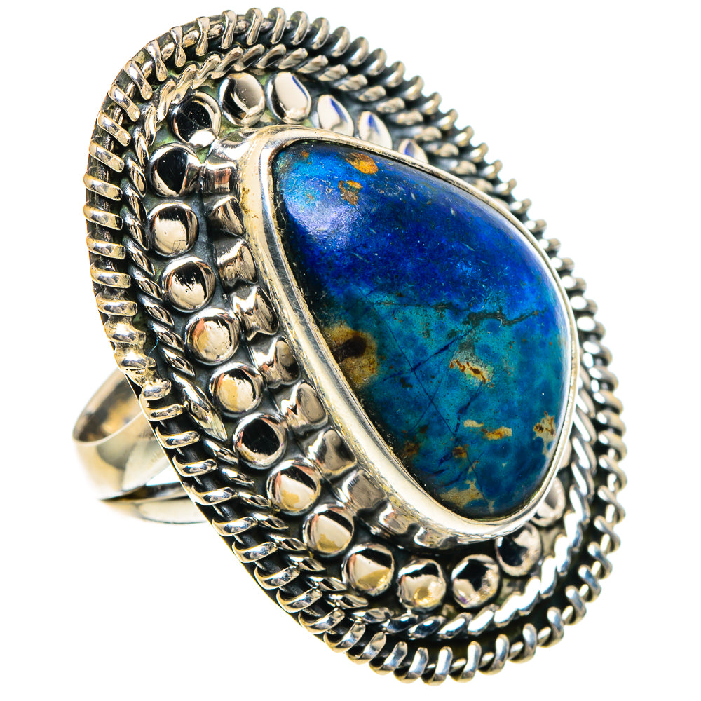 Azurite Rings handcrafted by Ana Silver Co - RING94160