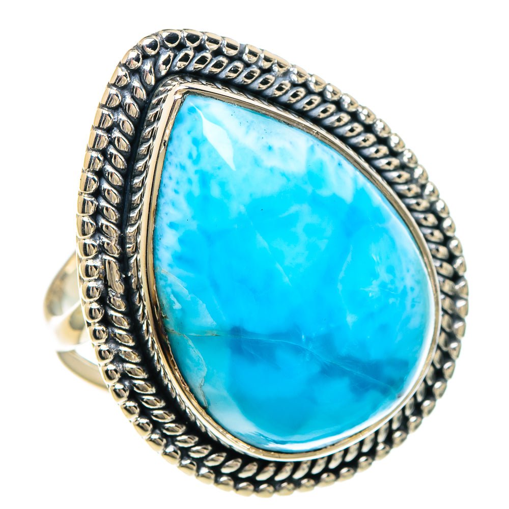 Larimar Rings handcrafted by Ana Silver Co - RING94163