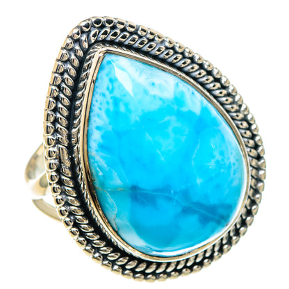 Larimar Rings handcrafted by Ana Silver Co - RING94163