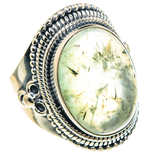 Prehnite Rings handcrafted by Ana Silver Co - RING94167