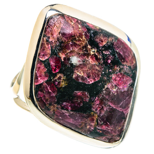 Russian Eudialyte Rings handcrafted by Ana Silver Co - RING94179