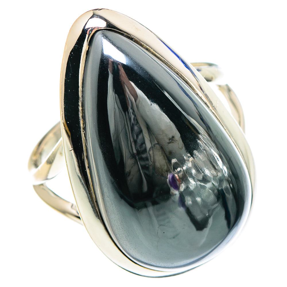 Hematite Rings handcrafted by Ana Silver Co - RING94189