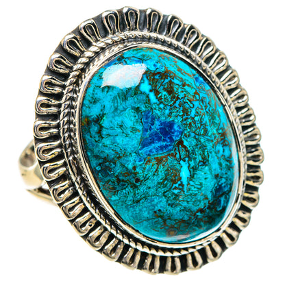 Chrysocolla Rings handcrafted by Ana Silver Co - RING94200