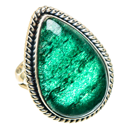 Green Aventurine Rings handcrafted by Ana Silver Co - RING94202