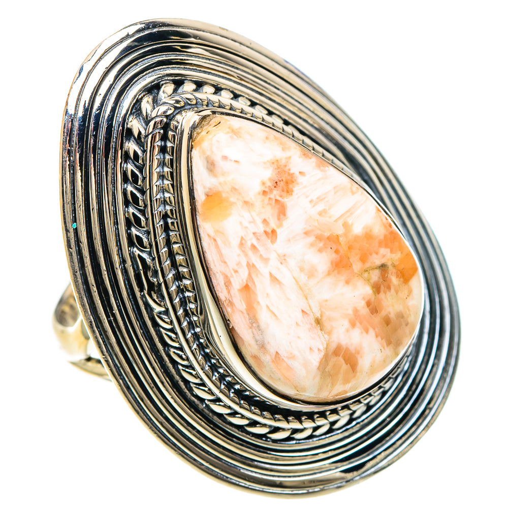Scolecite Rings handcrafted by Ana Silver Co - RING94210 - Photo 2