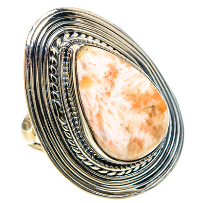 Scolecite Rings handcrafted by Ana Silver Co - RING94210 - Photo 2