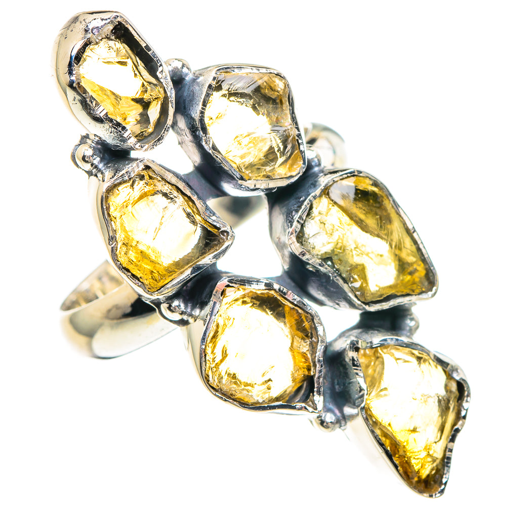 Citrine Rings handcrafted by Ana Silver Co - RING94211