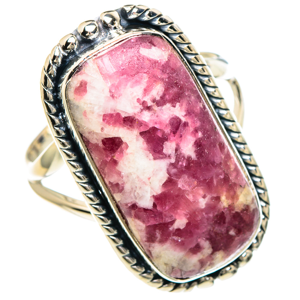Lepidolite Rings handcrafted by Ana Silver Co - RING94213