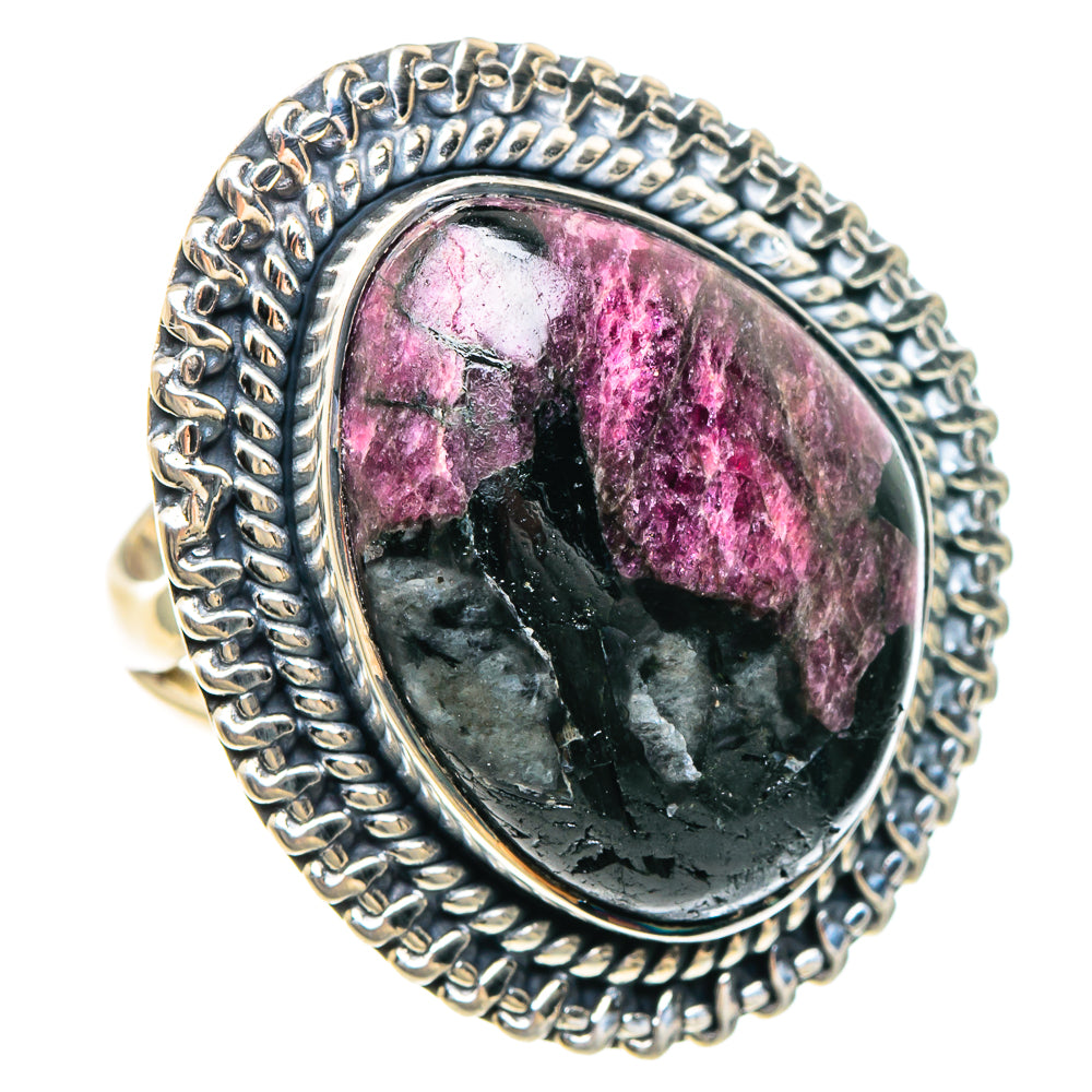 Russian Eudialyte Rings handcrafted by Ana Silver Co - RING94219 - Photo 2