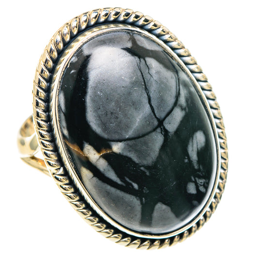 Picasso Jasper Rings handcrafted by Ana Silver Co - RING94223