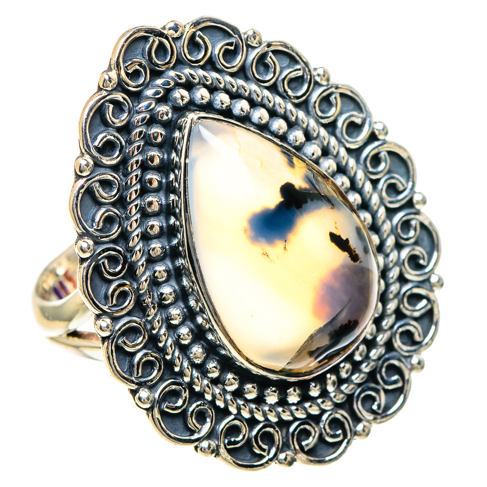 Montana Agate Rings handcrafted by Ana Silver Co - RING94226 - Photo 2
