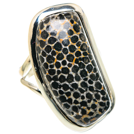 Stingray Coral Rings handcrafted by Ana Silver Co - RING94234