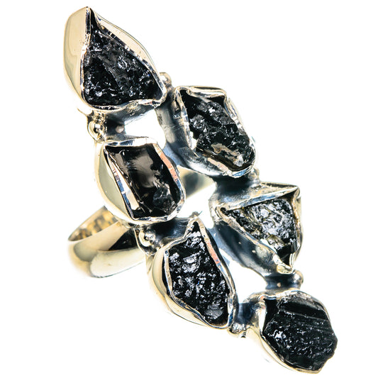 Black Tourmaline Rings handcrafted by Ana Silver Co - RING94235