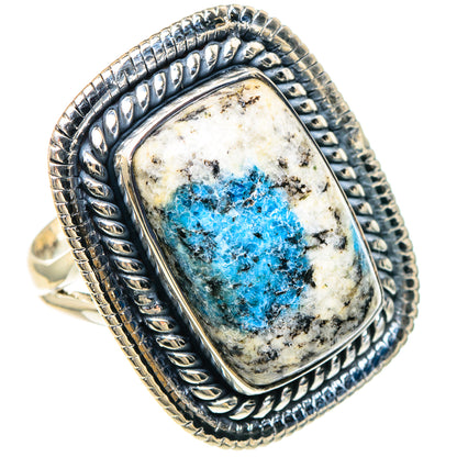 K2 Blue Azurite Rings handcrafted by Ana Silver Co - RING94239 - Photo 2
