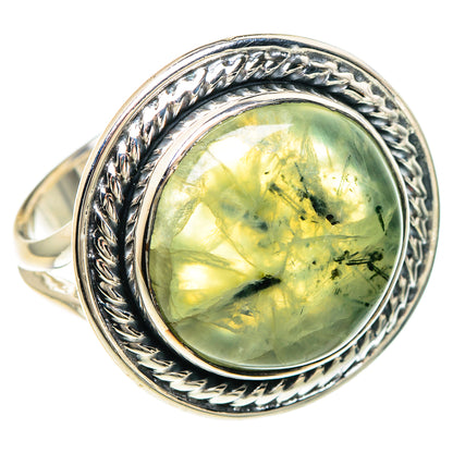 Prehnite Rings handcrafted by Ana Silver Co - RING94245