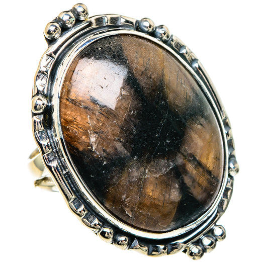 Chiastolite Rings handcrafted by Ana Silver Co - RING94247