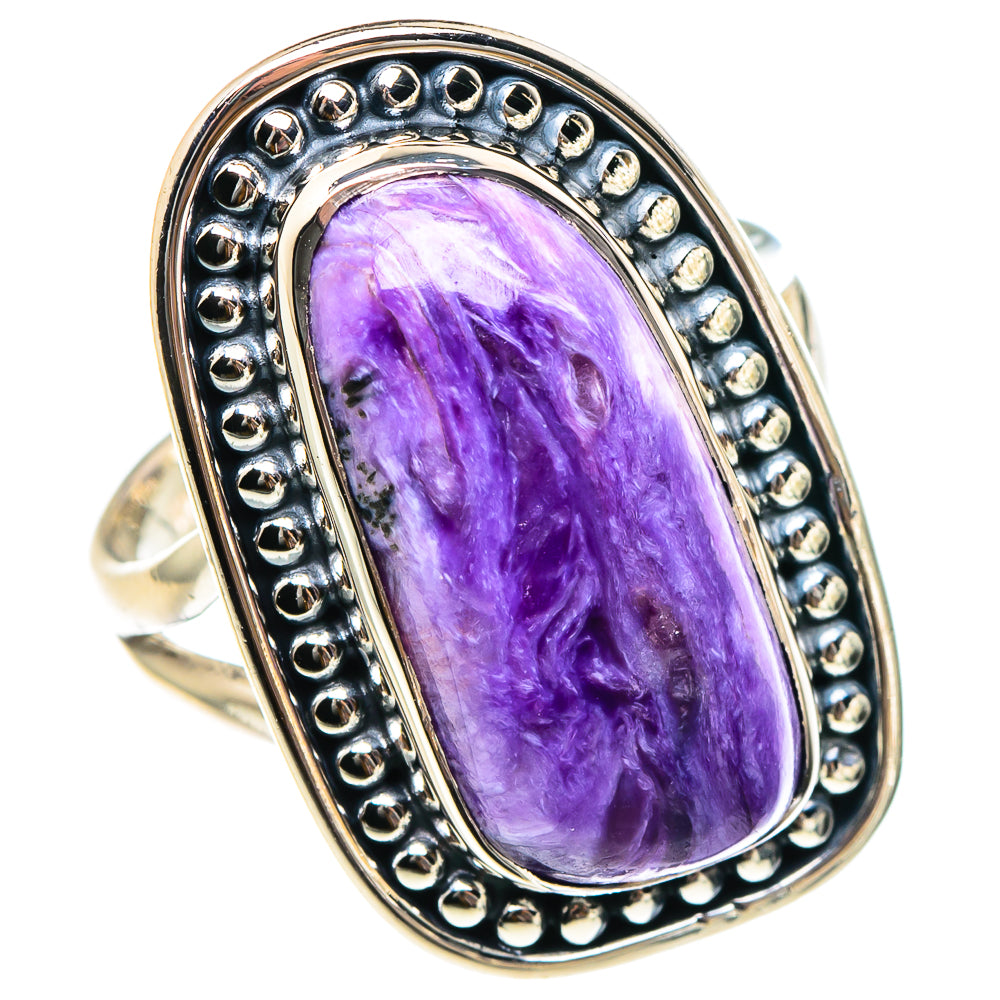 Charoite Rings handcrafted by Ana Silver Co - RING94267 - Photo 2