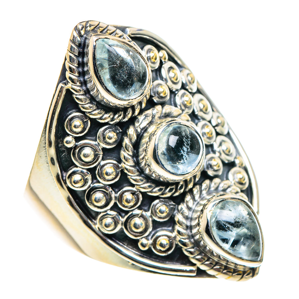 Aquamarine Rings handcrafted by Ana Silver Co - RING94280