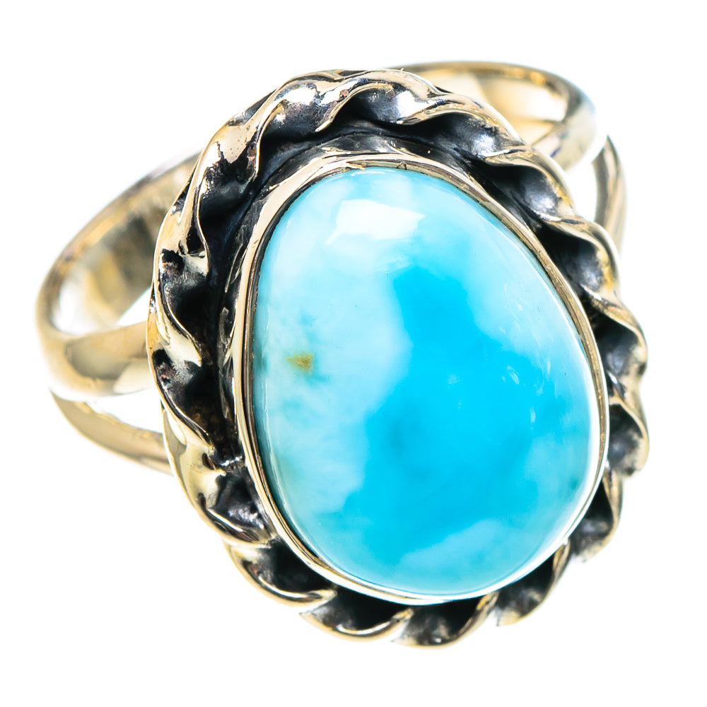 Larimar Rings handcrafted by Ana Silver Co - RING94281