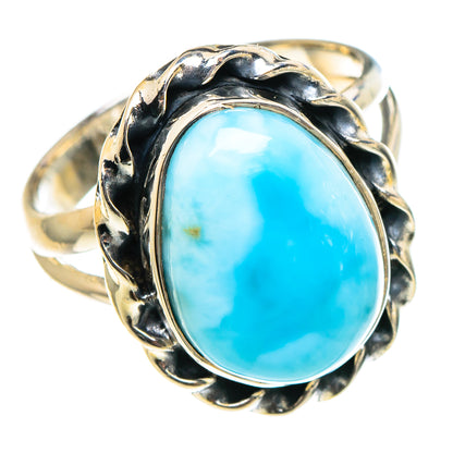 Larimar Rings handcrafted by Ana Silver Co - RING94281