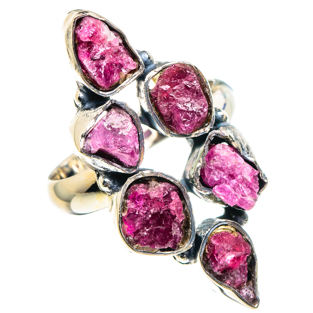 Pink Tourmaline Rings handcrafted by Ana Silver Co - RING94290