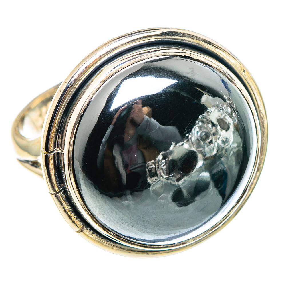 Hematite Rings handcrafted by Ana Silver Co - RING94302