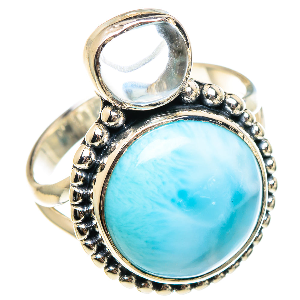 Larimar Rings handcrafted by Ana Silver Co - RING94307