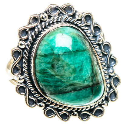 African Green Opal Rings handcrafted by Ana Silver Co - RING94312