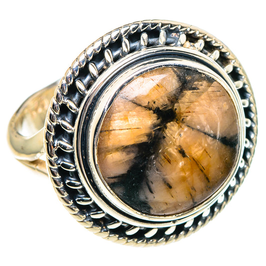Chiastolite Rings handcrafted by Ana Silver Co - RING94314