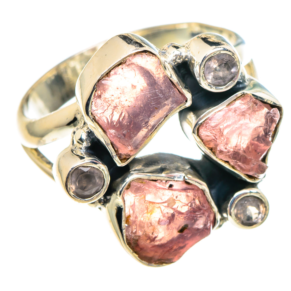 Rose Quartz Rings handcrafted by Ana Silver Co - RING94317