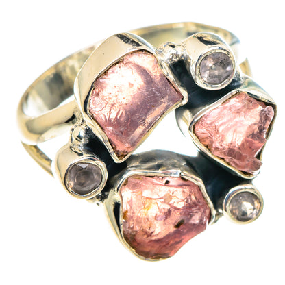 Rose Quartz Rings handcrafted by Ana Silver Co - RING94317