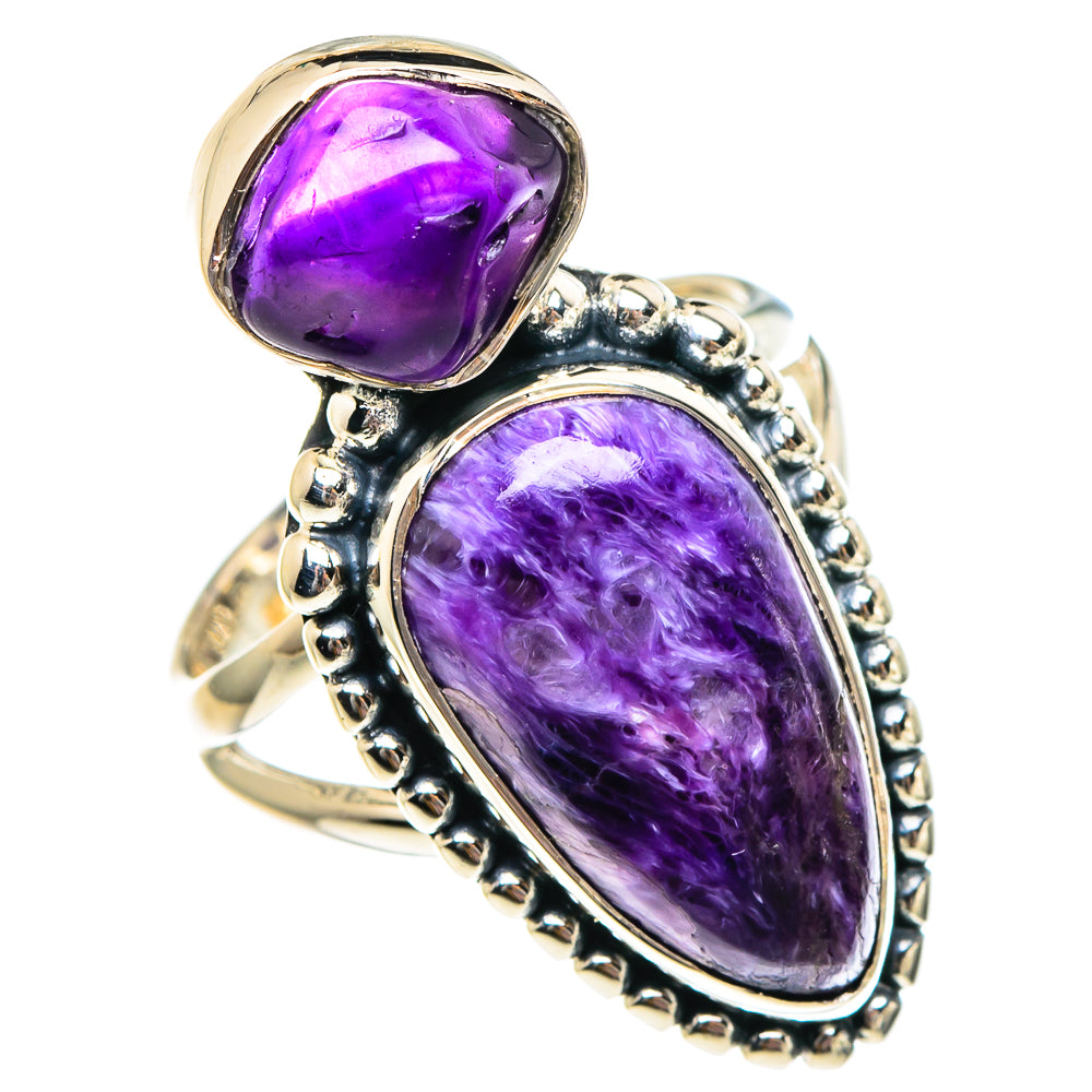 Charoite Rings handcrafted by Ana Silver Co - RING94320