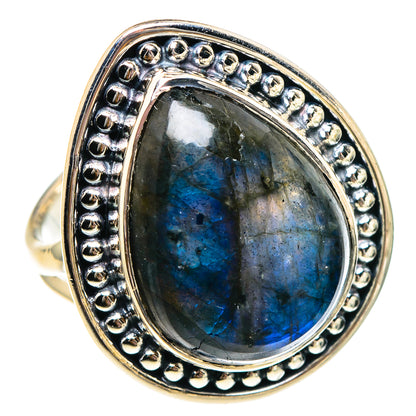 Labradorite Rings handcrafted by Ana Silver Co - RING94333