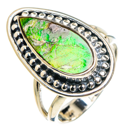 Ammolite Rings handcrafted by Ana Silver Co - RING94339