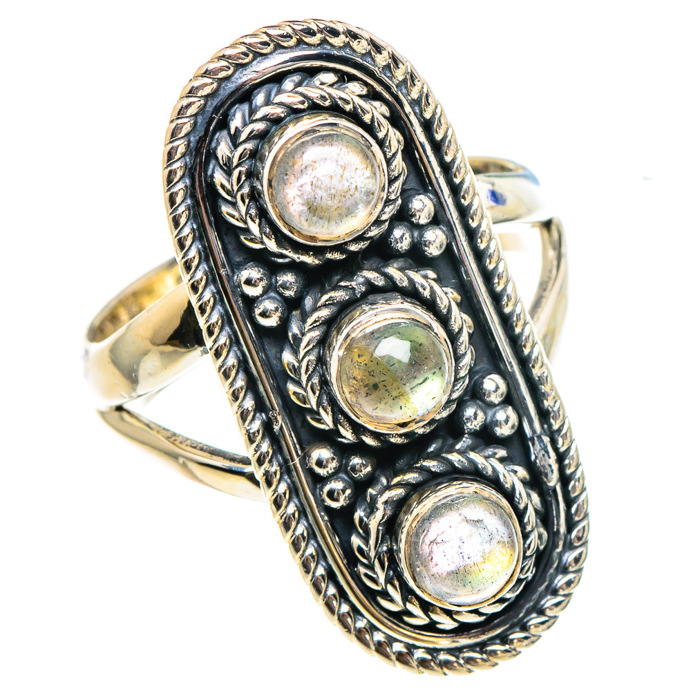 Labradorite Rings handcrafted by Ana Silver Co - RING94340 - Photo 2
