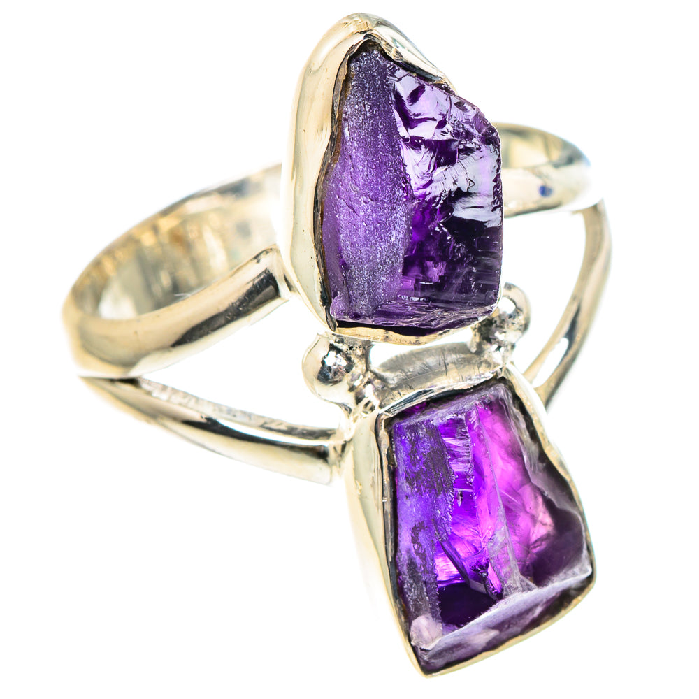 Amethyst Rings handcrafted by Ana Silver Co - RING94346 - Photo 2