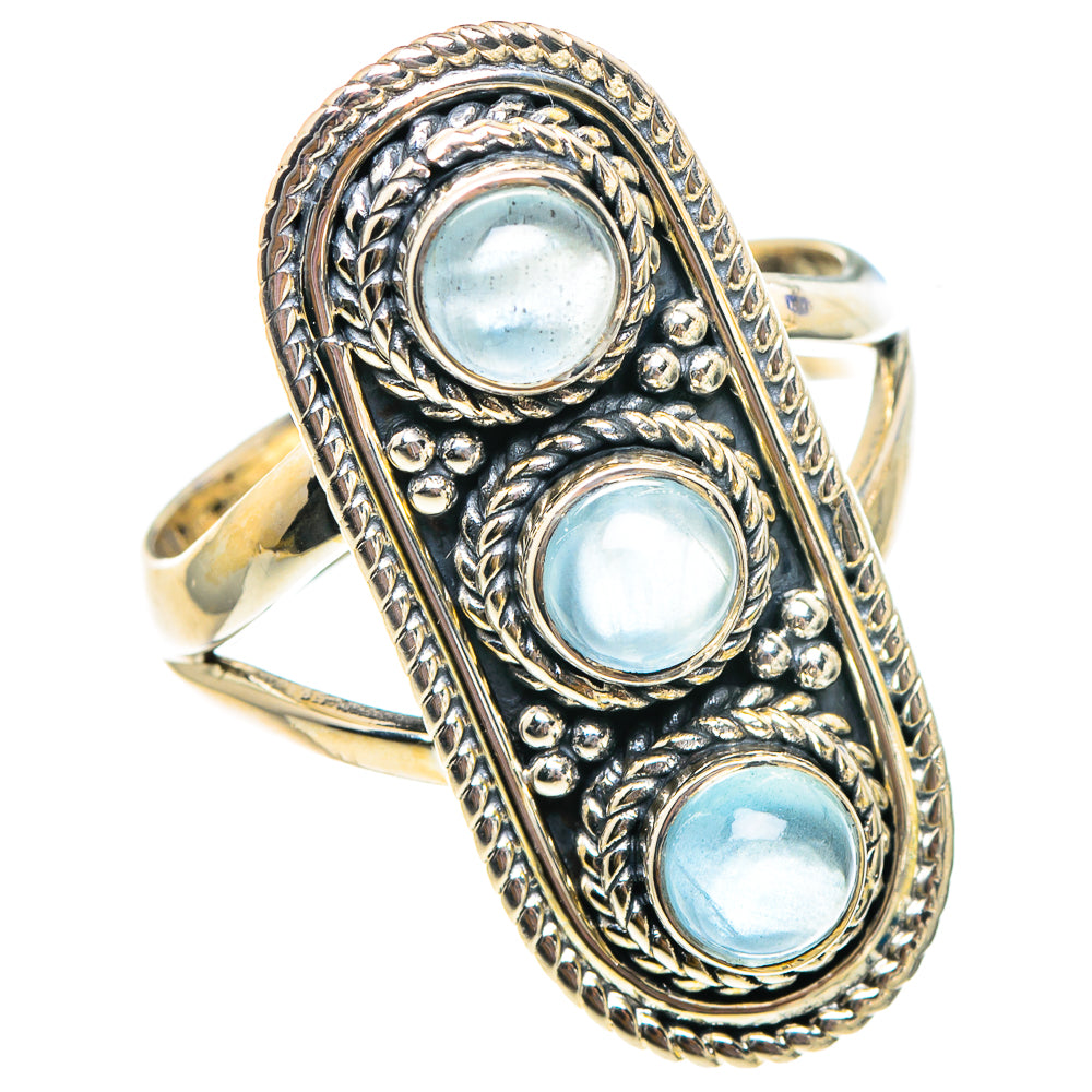 Aquamarine Rings handcrafted by Ana Silver Co - RING94356