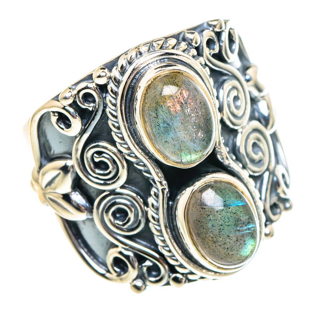 Labradorite Rings handcrafted by Ana Silver Co - RING94360